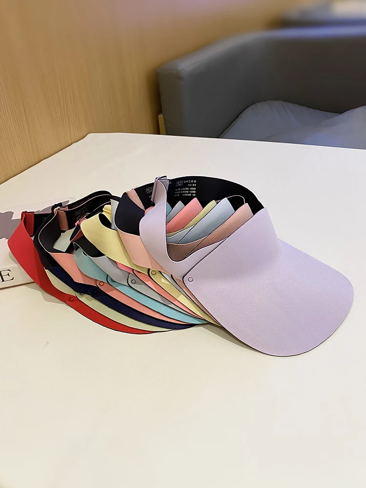 

Летняя Новинка спортивная шапка для улицы женская простая женская шляпа для защиты от солнца для отдыха на пляже бега с защитой от УФ-лучей Мужская кепка