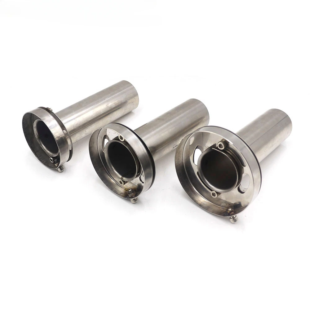 

Car Tuning Adjustable Exhaust Small Muffler 3.5/4/4.5" Stainless Steel Muffler
