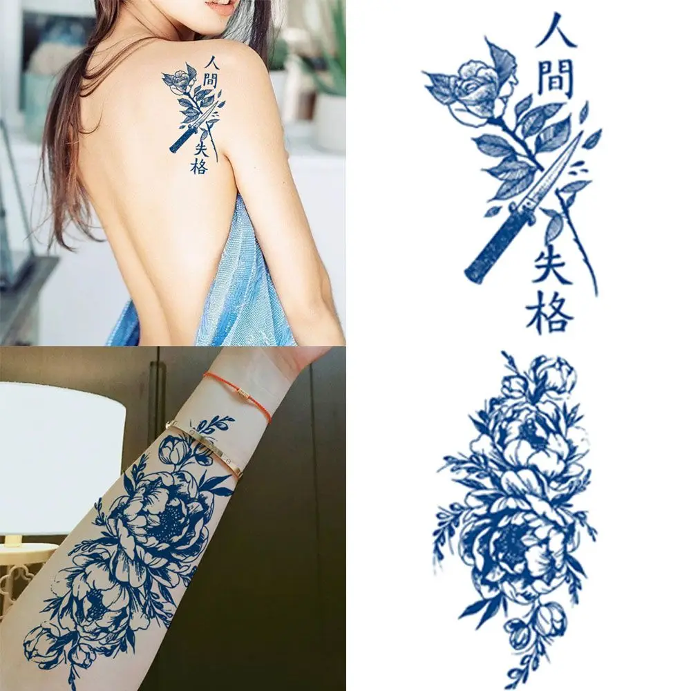 

New Fashion Temporary Tattoos Universal Waterproof Semi-permanent Various Fake Tattoo Herbal Easy To Use