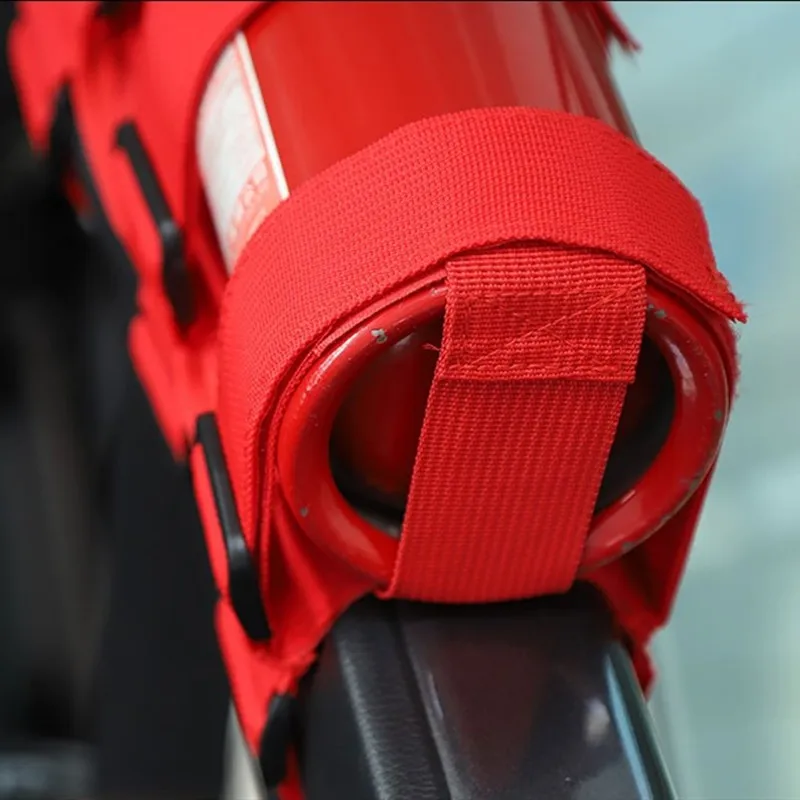 Fire Extinguisher Holder Car Roll Bar Mount Strap for Jeep Wrangler