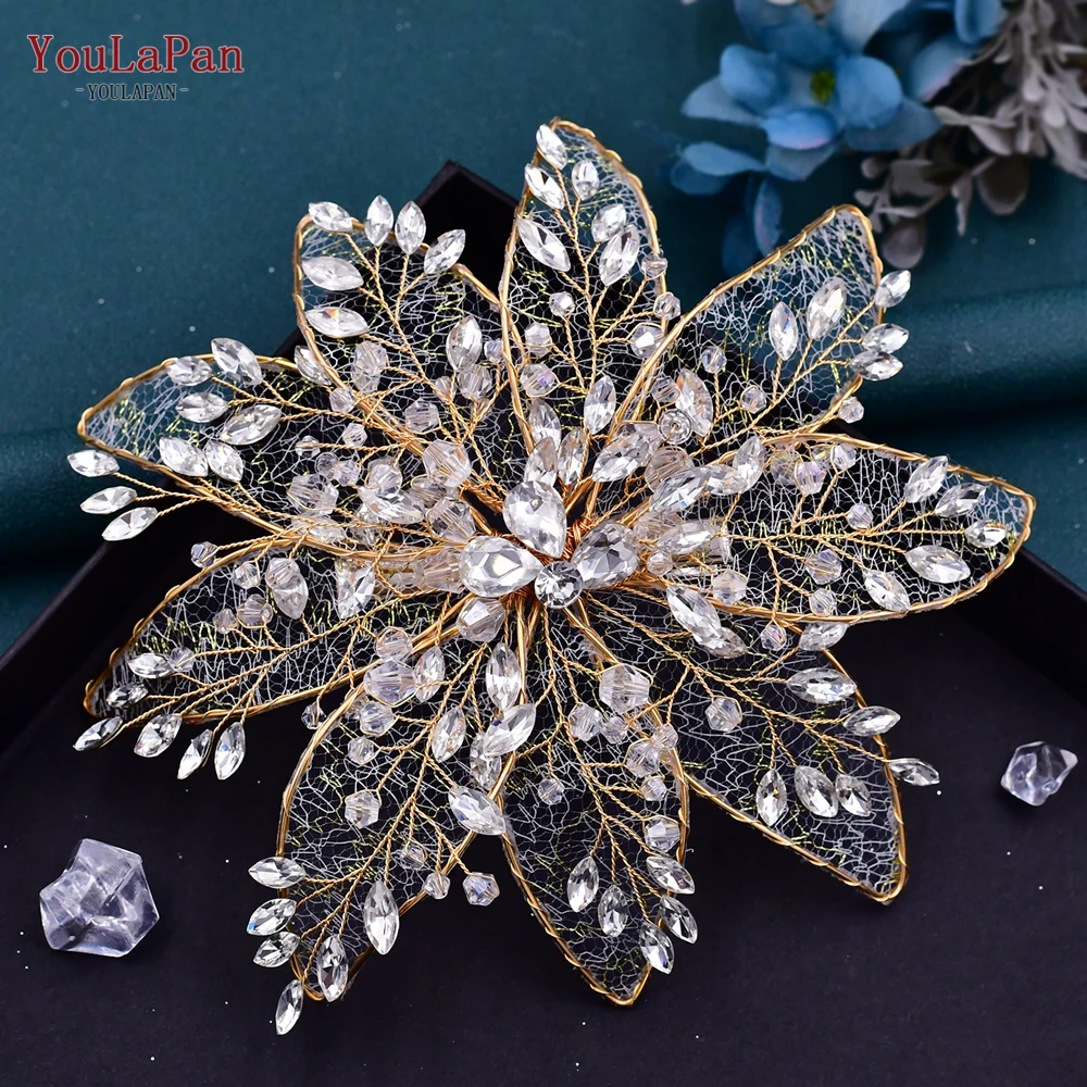 Hair Accessories Bridal Hair Accessories Flower Hair Clip Wedding Rhinestone Bridal Headdress Woman Hairpin for Party Wedding
