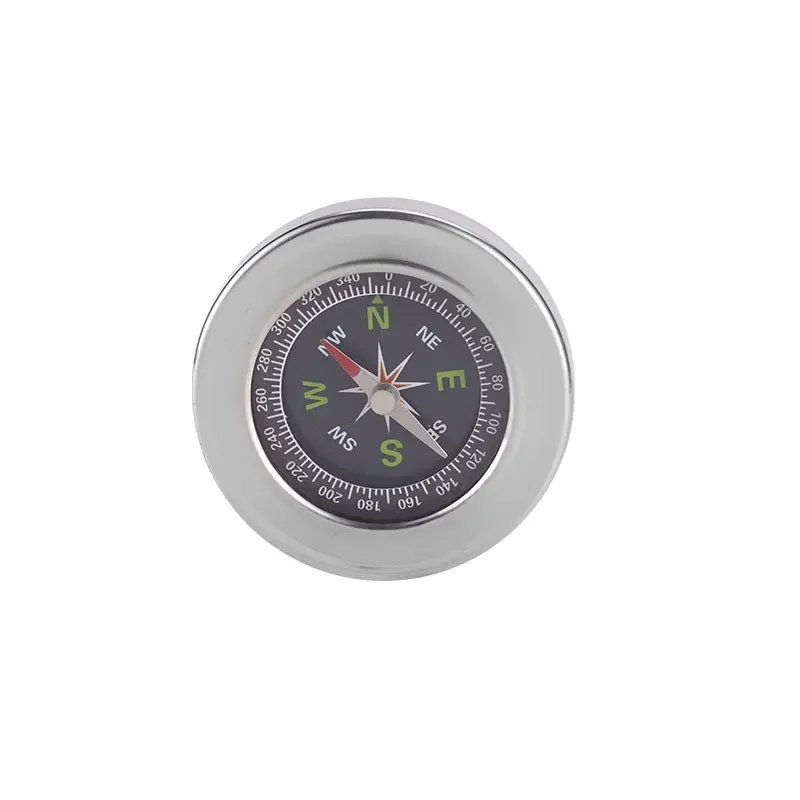 Description Picture 6 of item1pc6cm Stainless Steel Chinese Compass English Compass Outdoor Equipment Teaching Supplies Gifts
