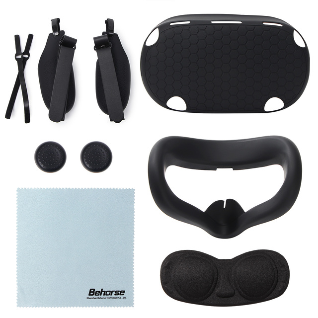 Silicone Protective Cover Set For Oculus Quest 2 Touch Controller With Knuckle Strap Handle Grip For Quest 2 Accessories