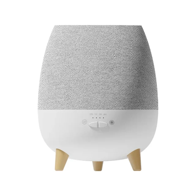 Ultrasonic 2-in-1 Fabric Aromatherapy Diffuser & Humidifier, 300ml Detachable Tank, Soft Night Light, Home Desktop Essential Oil 1