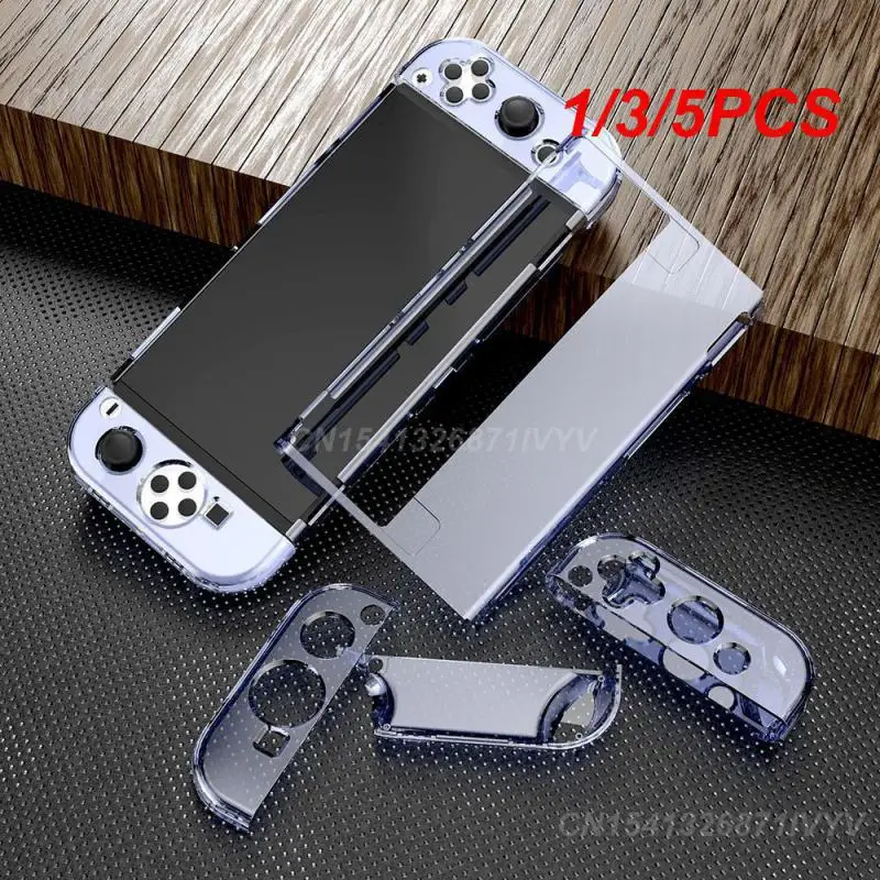 Custodia Protettiva 1/3/5Pcs Custodia Ultra Sottile Di Ricarica Facile Gamepad Bare Metal Feel Grey Wireless Controller Maniglia Accessori