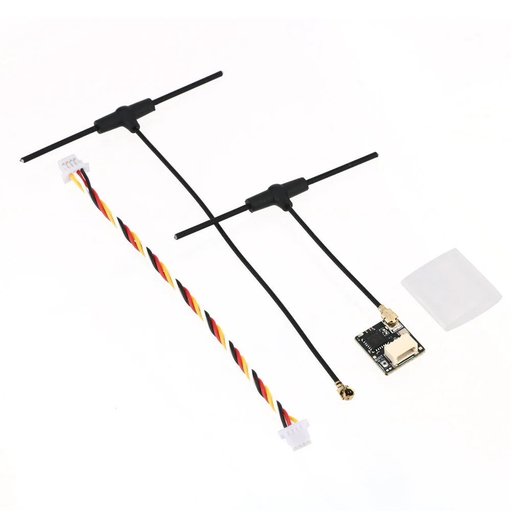 Récepteur ELRS 3.0 HGLRC 2.4G 500Hz installé sur un drone FPV Mini, prêt à l'emploi
