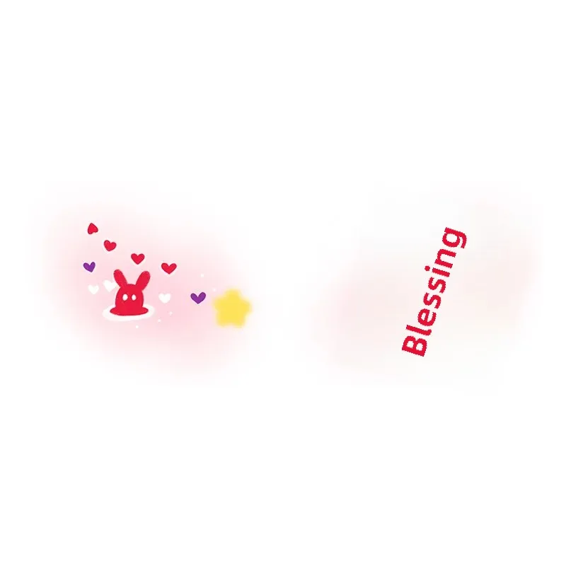 Christmas Cartoon Makeup Stickers Small Rabbit Tattoo Stickers Fortune Face Cute Christmas Festival Cos Play Blush