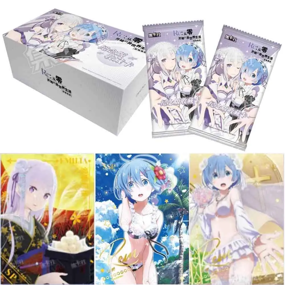 

Re: Life in A Different World From Zero Card Rem Emilia Ram Natsuki Subaru Exquisite Private Server Portrait Collection Cards