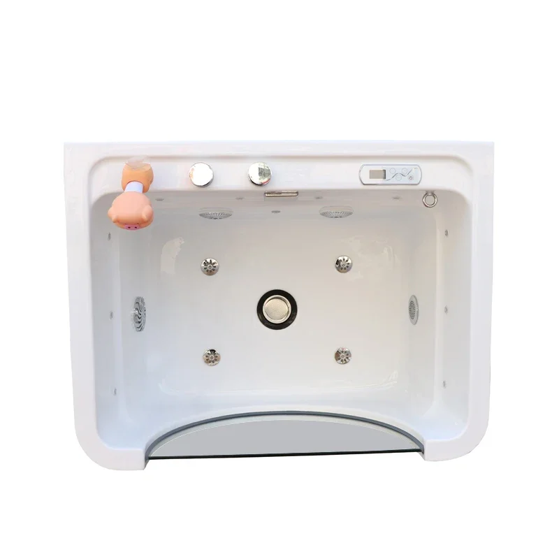 

NEW arrival dog bathtub massage machine pet spa bathtub transparent dense bubbles pet freestanding massage bathtubs ozone spa