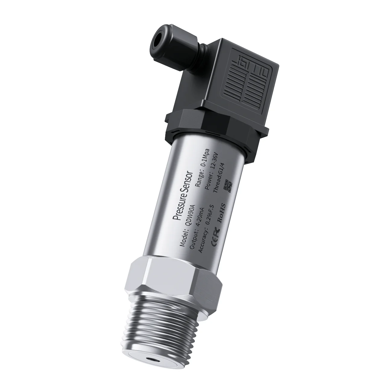 G1/4 Pressure Sensor Transmitter Hersman-100Kpa-100Kpa 100Bar 200Bar 500Bar Pressure Transducer 4-20mA 0-10V