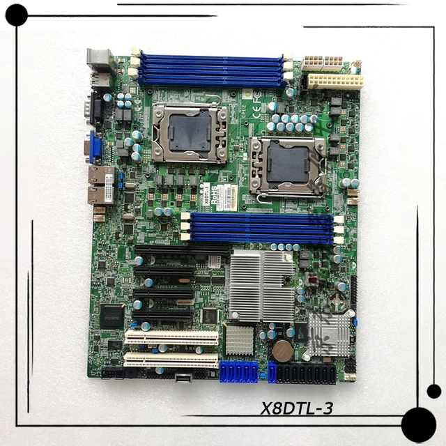 X8DTL-3 For Supermicro Dual 1366-pin LGA Sockets Server