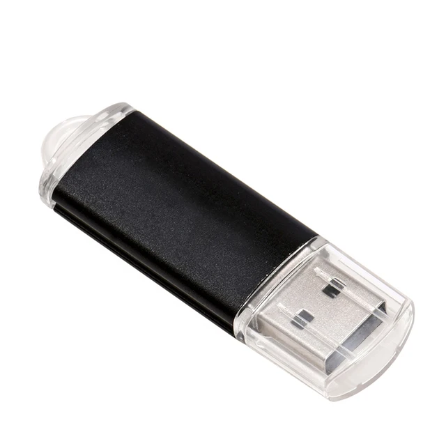 USB Flash Drive 64GB Mini Pen Drive Metal Memory Stick Black Pendrive