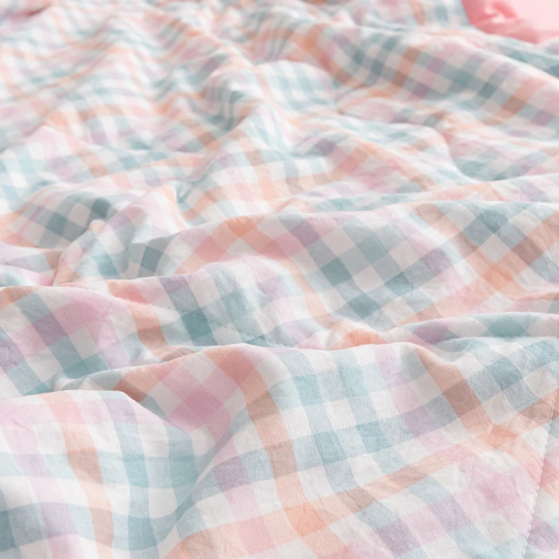 Summer Quilt Summer Quilt Set Japanese spring and summer air conditioning quilt single summer quilt cooler multicolor