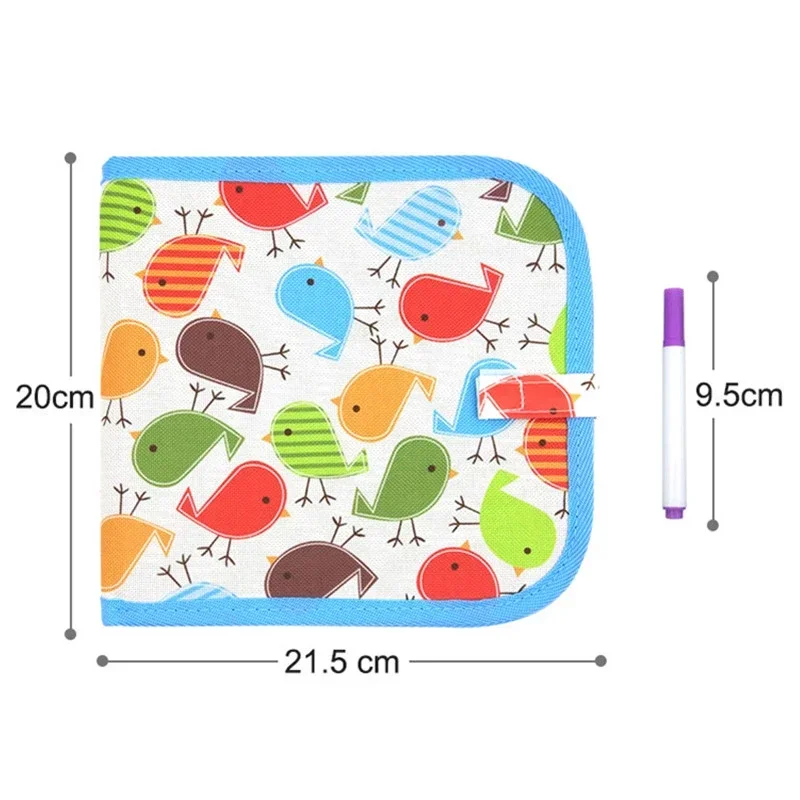 Baby Painting Drawing Toys Set Black Board with Magic Pen Chalk Painting Coloring Book Funny Toy Painting Blackboard Kid Gifts 6