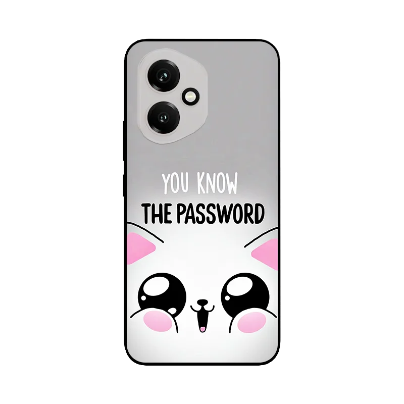 Cute Cat Soft TPU Silicone Protective Phone Case - Durable Back Cover in a Playful Design