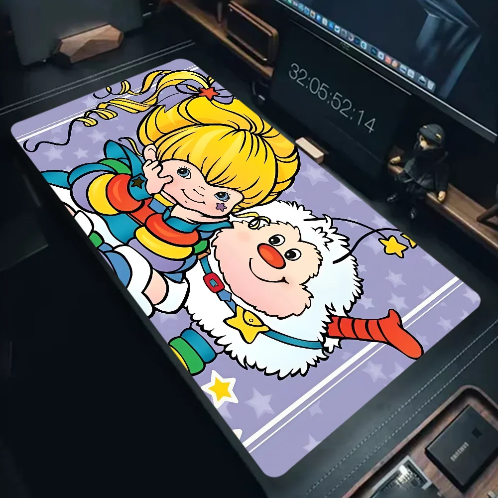 Rainbow Brite Animation Cartoon Anime Gaming Mouse Pad Keyboard Mouse Mats Desk Mat Accessories Desktop Mat 3