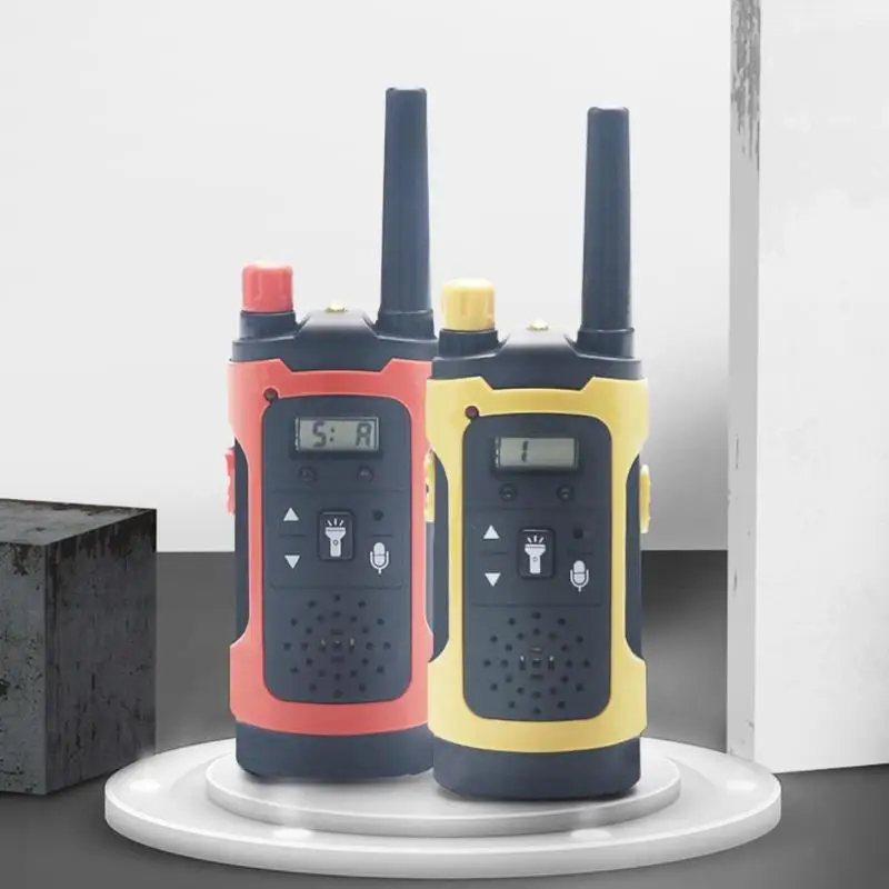 LED Kids Walkie Talkies - Long Range Wireless Communication Handheld 2 Way Radio Educational Toy Electronic Toys 2