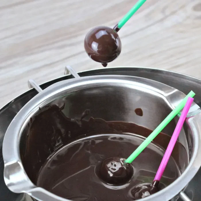 Stainless Steel Chocolate Cheese Melting Pot Pan Bowl DIY Accessories Tool