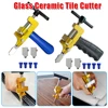 2 in 1 Glass Ceramic Tile Cutter with Knife Wheel Diamond Glass Cutter Breaking Pliers Manual Tile Glass Cutting Tool Hand Tools 3