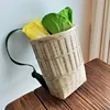 BP79 Bamboo Backpack, Reinforced with Thick Bamboo Skin, Adjustable Strap, Oval-Shaped Harvest Basket 4