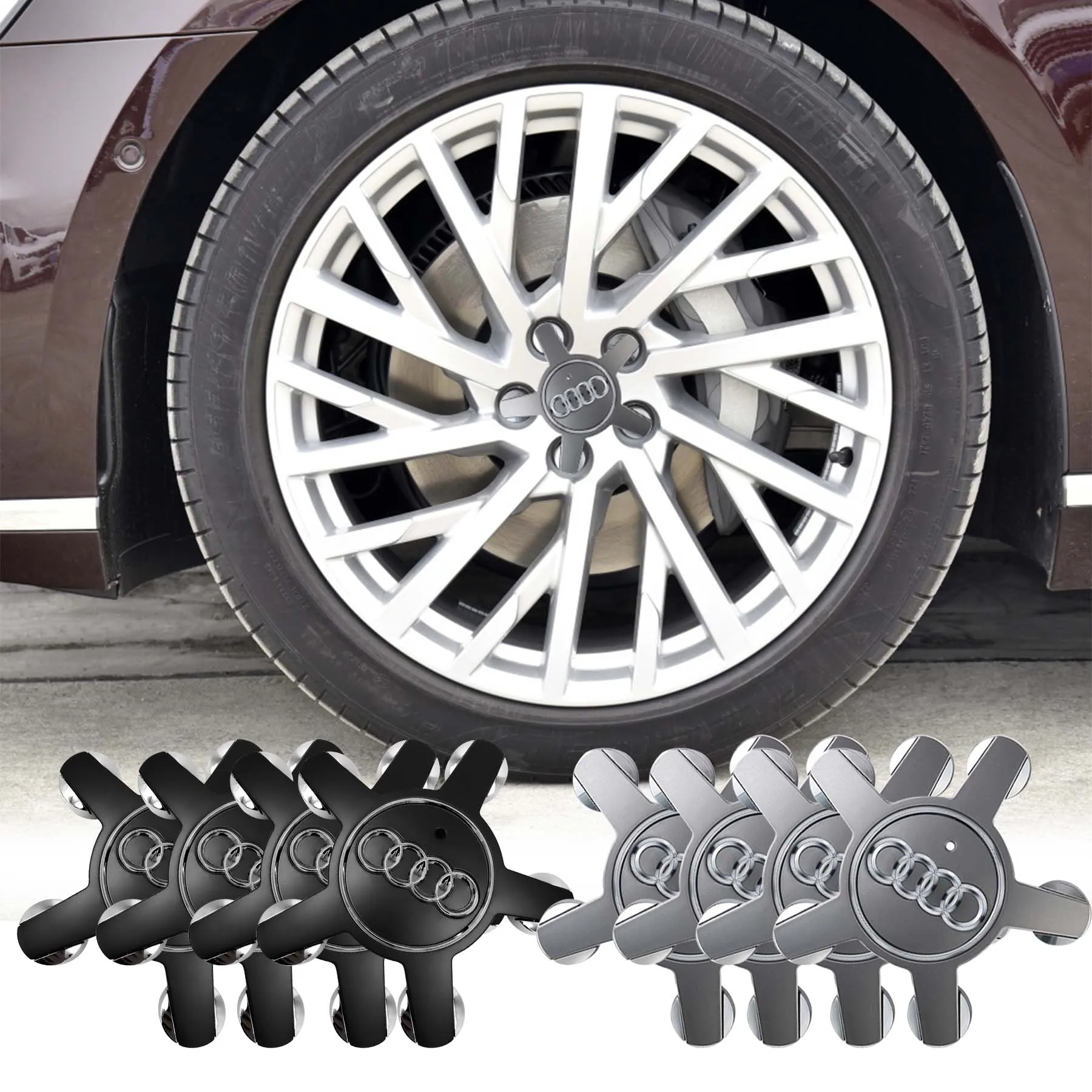 

4 шт., автомобильные аксессуары для Audi A4 B8 8P 8V A3 A5 A6 A1 A7 A8 Q2 Q3 Q5 Q7 Q8