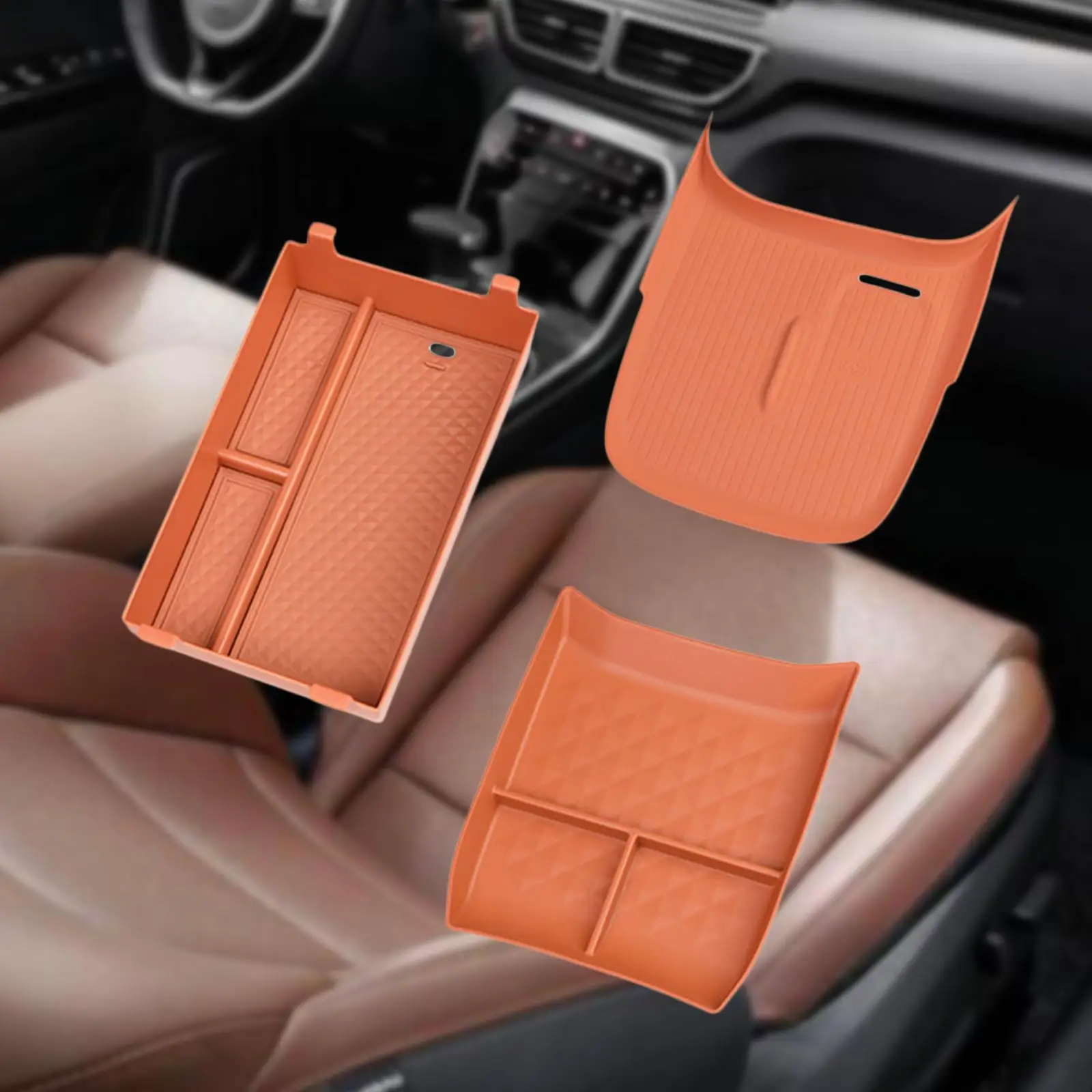 3 Pieces Car Accessories Repair Center Console Silicone Pad for Changan