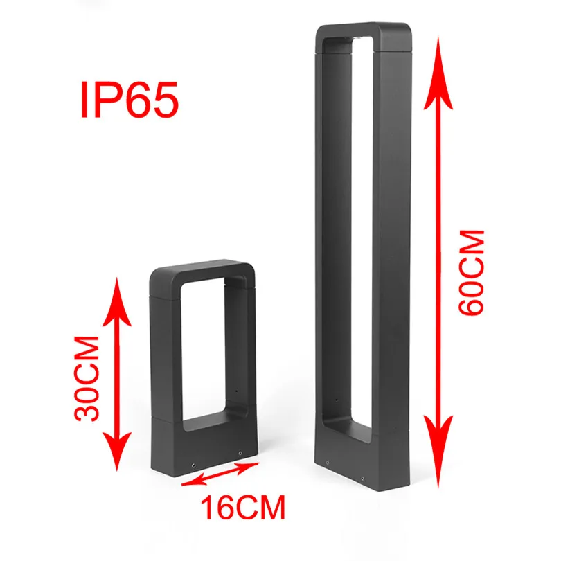 IP68 Outdoor 15W Led Garden Light Modern Aluminum Led Lawn Lamps Landscape Spotlight for Garden Yard AC85-265V DC12V