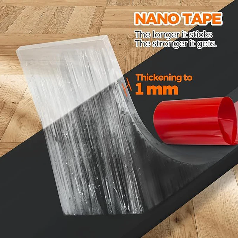Enhanced Door Draft Stopper with Strong Adhesive - Dust, Light, and Noise Barrier