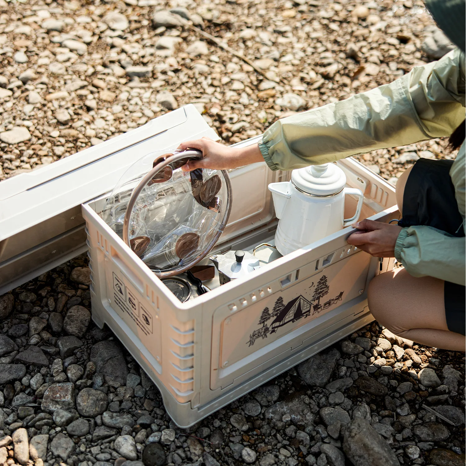 네이처하이크 10L/20L 다기능 접이식 버킷 휴대용 여행용 접이식 세면대 캠핑 하이킹 낚시 보관 버킷