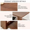 Coffee Tables for Living Room 2-Tier Sofa Side Table Modern Rectangular Coffee Table Living Room Furniture Center Café 5