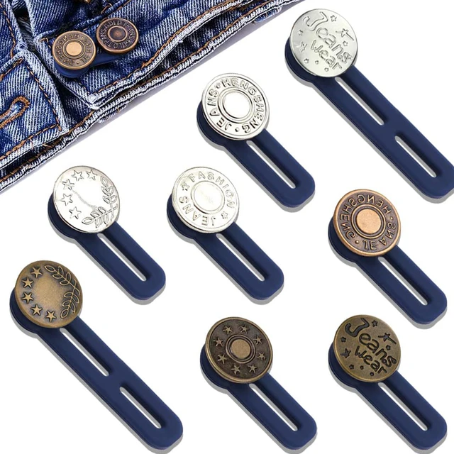 1/5/10pcs metal button extender for pants