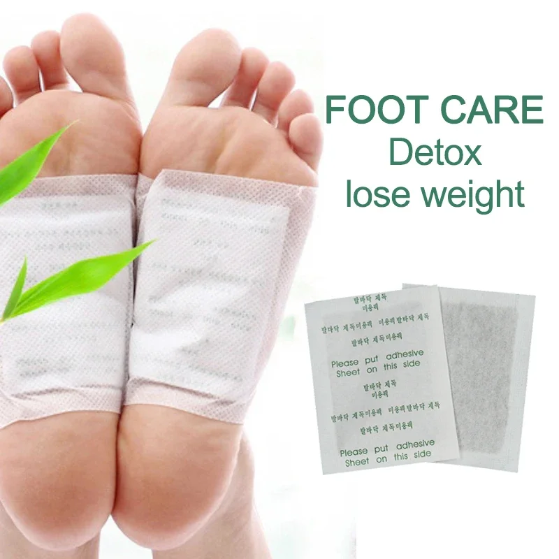 20pcDetoxFootPatchPadsNaturalHerbalToxinsCleansingAdhesive