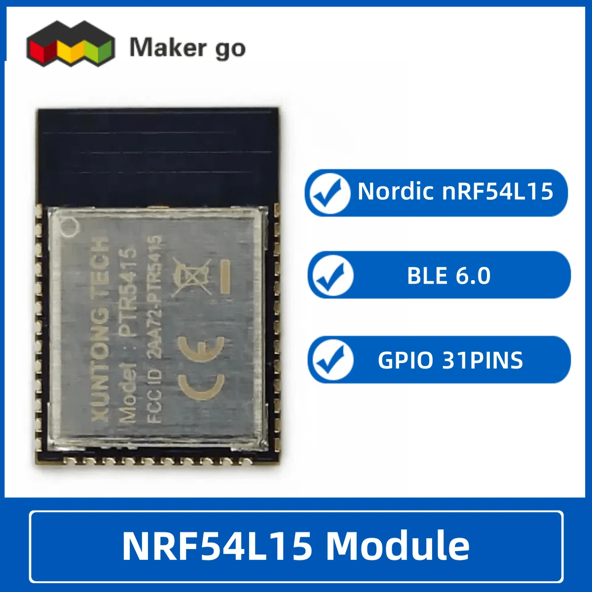 nrf54L15 Module Multi Core Processor High Performance Low Power ...