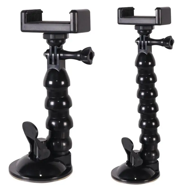 

Автомобильный держатель для телефона на присоске, универсальный держатель для телефона на лобовое стекло, приборная панель, совместим со смартфонами, аксессуары для экшн-камеры