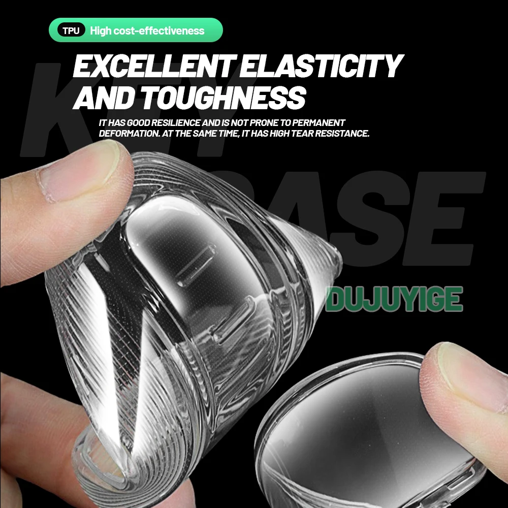 Transparent TPU Car Key Case Fob Cover Protector Shell