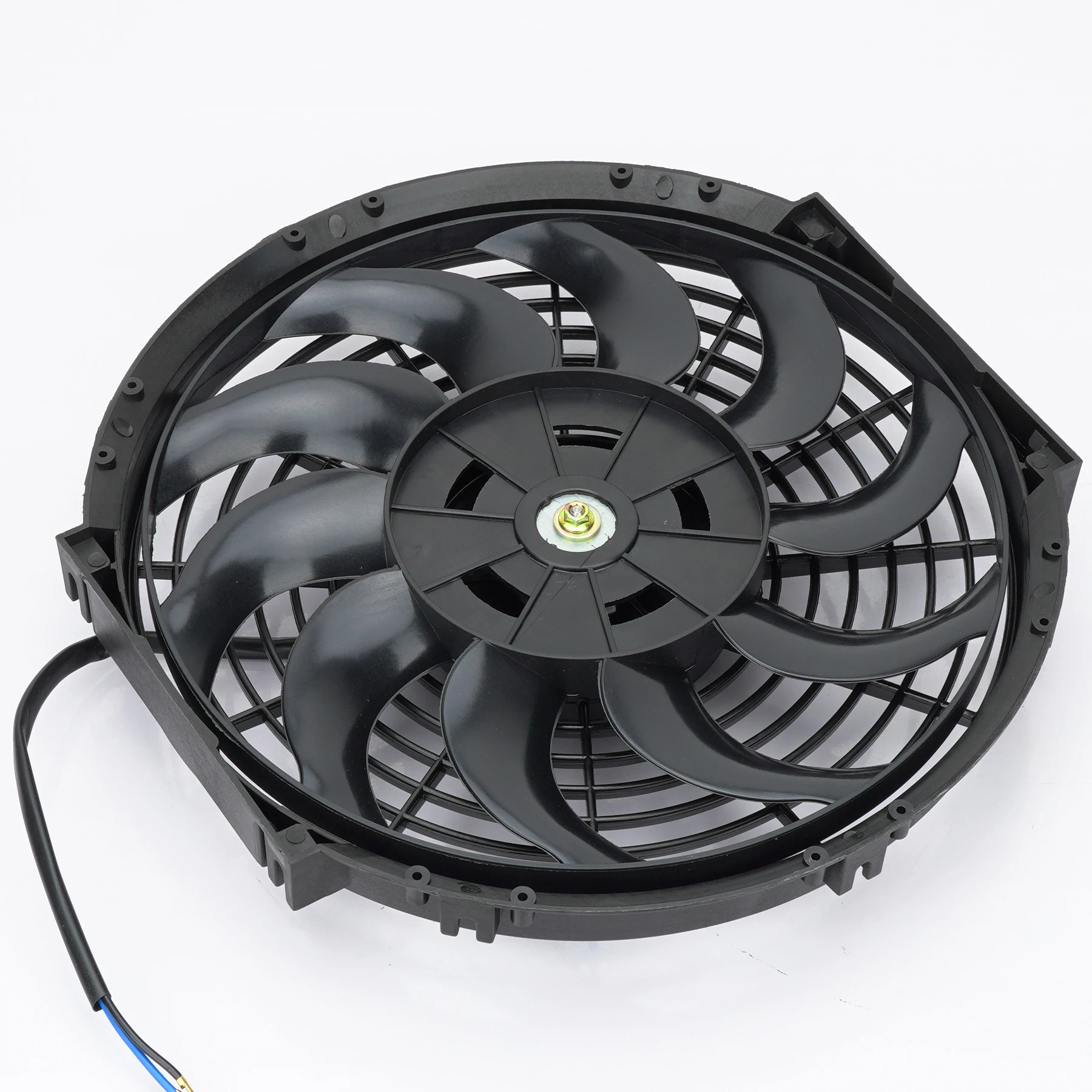Car 12V Fan 80W Slim Electric Radiator Coolling Fans Push Pull Mount Installation Kit Cooling Systems Universal