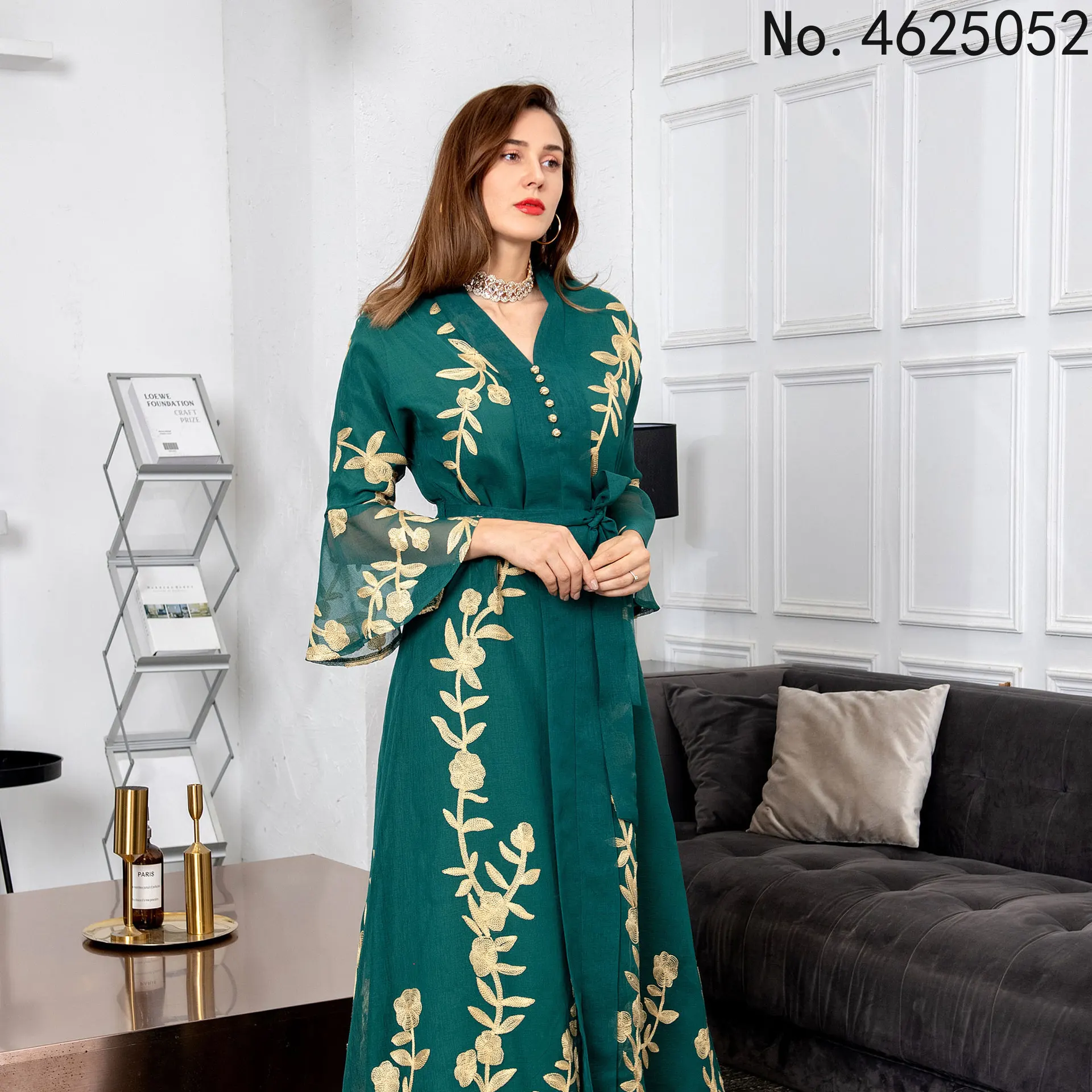 �ڼ� ����� Caftan �̽��� ���� ���� 2022 Abaya �ι��� �ƶ��� ��Ƽ �� �巹�� Kaftan Jalabiya Marocain Gulf Abaya