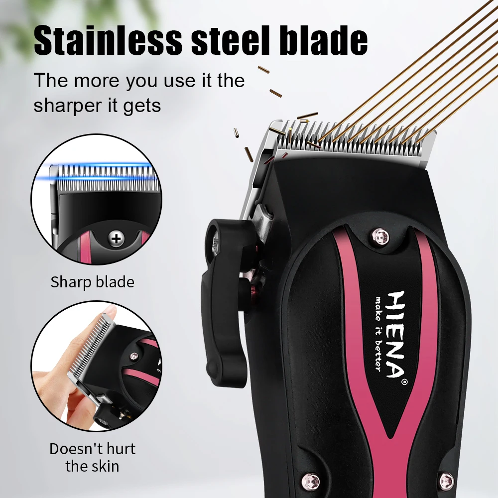 최신 전기 머리 깎기 충전식 남성용 전기 면도기 헤어 트리머 전문 이발사 무선 헤어 커팅 머신