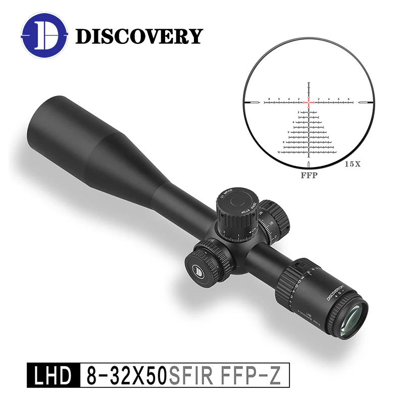 

Discovery-High Definition Bright Glass Rifle Scope, LHD 8-32X50SFIRFFP-Z ZERO STOP, 8-32