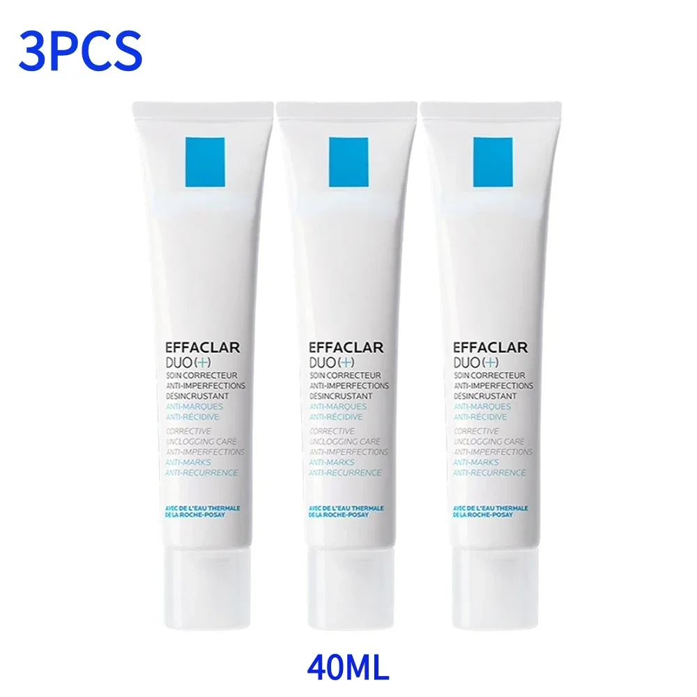 

3PCS France Effaclar Duo/K Milk/Acne Removal Cream Anti Acne Spot Control Oil Moisturizing Repair Acne Marks Gel Face Care Set