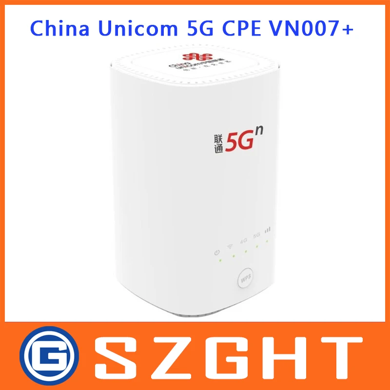 NEW Unlock China Unicom VN007+ 5G CPE Wireless Router NSA SA 2.3Gbps Sim Slot Router Mesh wifi 5g CPE Modem Wireless High-power