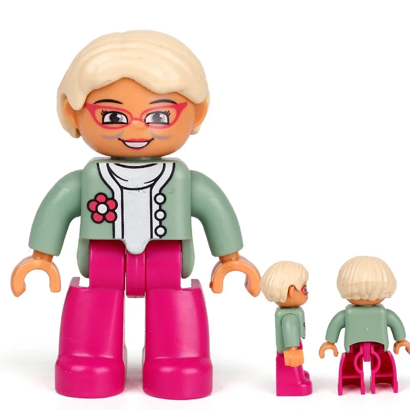 Deluxe City Action Figures Family Playset - Building Block Toys