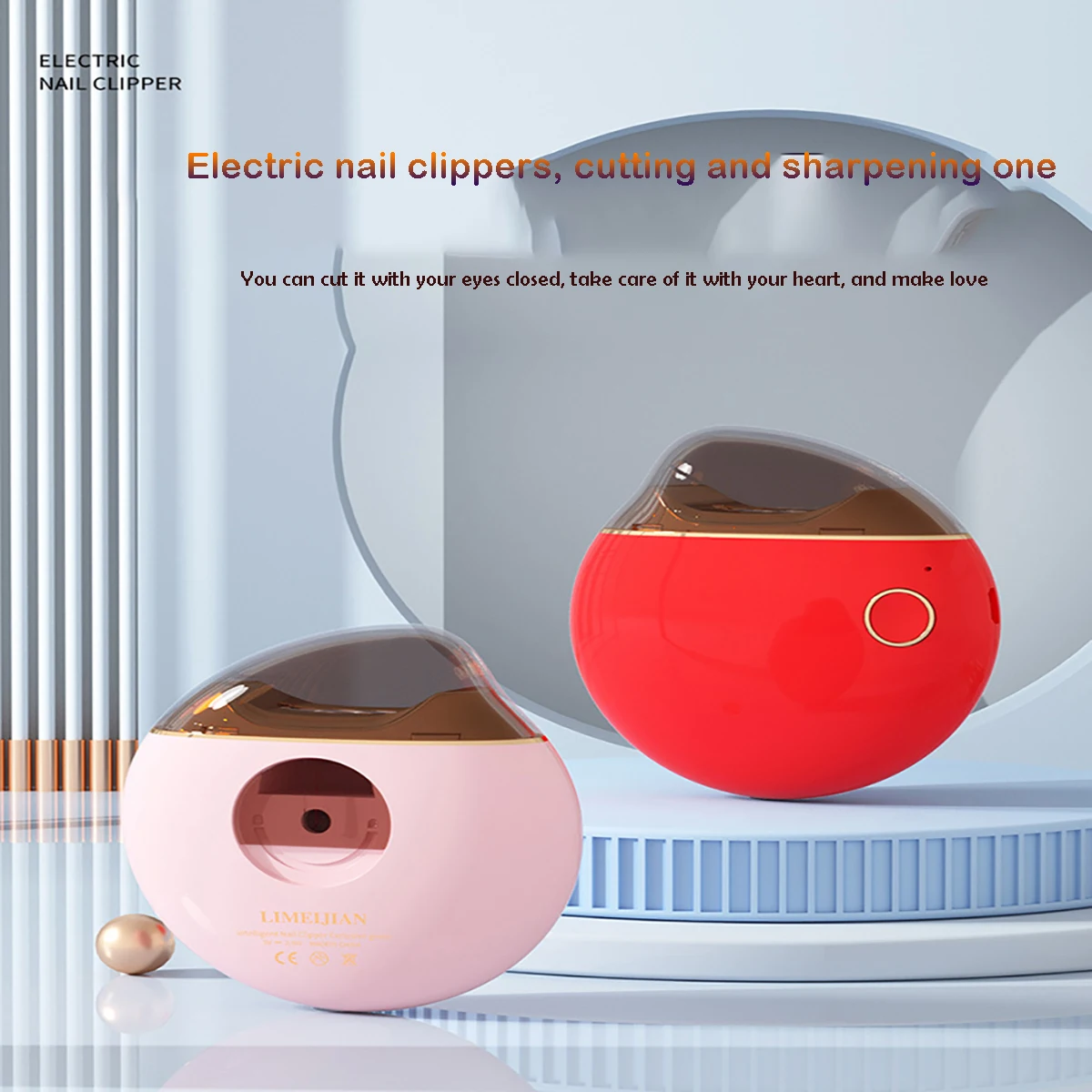 Electric Automatic Nail Clipper Sharpener Anti Splash Baby Adult Portable Nail Cutter Set Nail ClippersTools Nail Sharpener