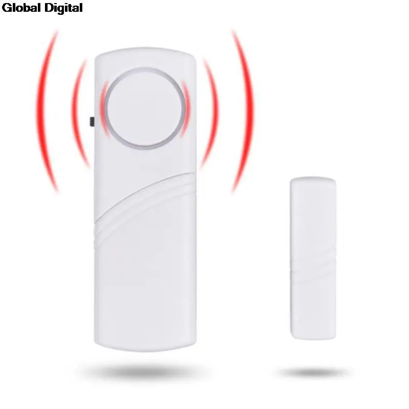 

Independent Door Sensor Burglar Alarm Open Closed Magnetic Gap Window Alarm Detector Security Protection Wireless Alarm System