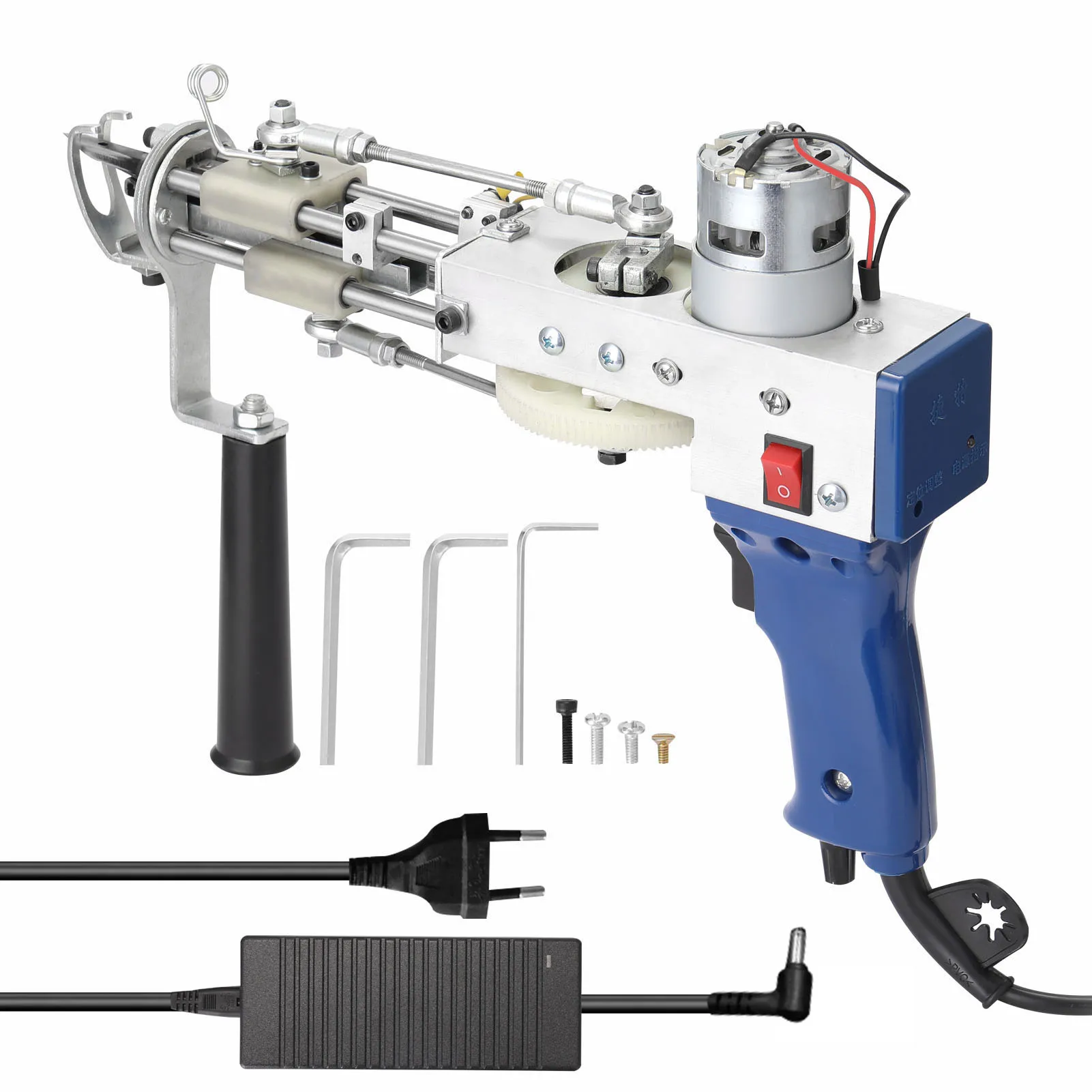 

Electric Carpet Tufting Weaving Machine Professional Flocking Device Industrial Embroidery Tool Cut-Pile Loop-Pile Knitting