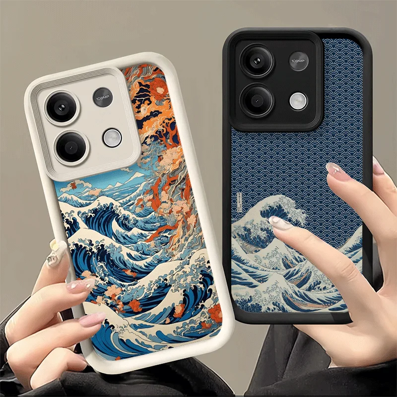 Japanese Wave Kanagawa Surfing Soft Silicone Phone Case