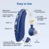 2024 Newest Cheap Rechargeable Hearing Aid Mini Device Ear Amplifier Digital Hearing Aids BTE Elderly Ear Care Hearing Amplifier 1