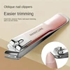 Professional Nail Clipper Stainless Steel Finger Toenail Clipper Manicure Nail Cutter For Men Women Portable Manicure Tool 2