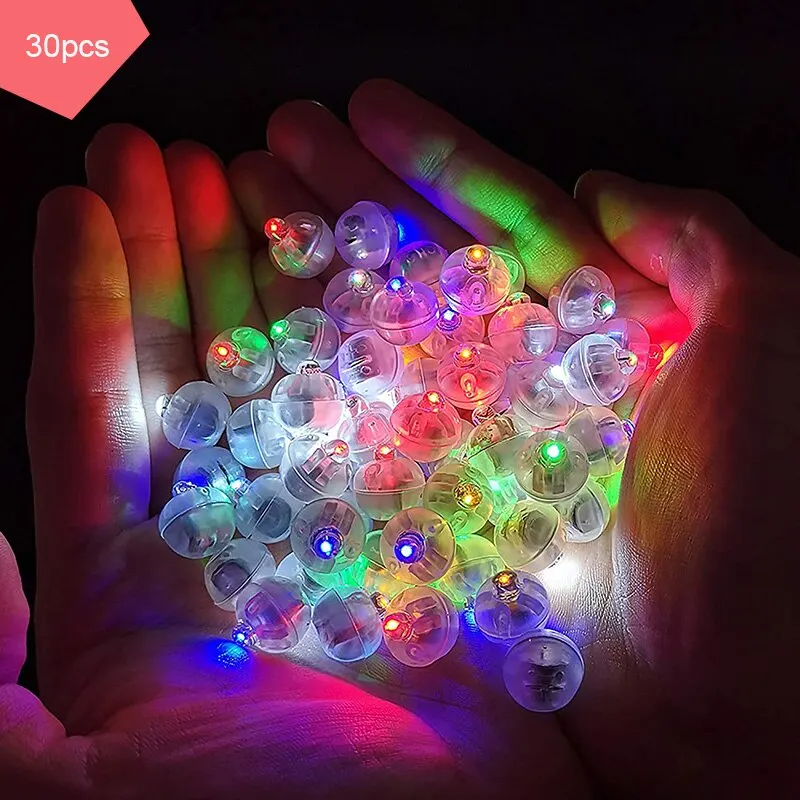 LED Balloon Light led balloon light Tiny Mini Round Ball Lamp For Bar Lantern Christmas Wedding Party Decorations 30Pcs