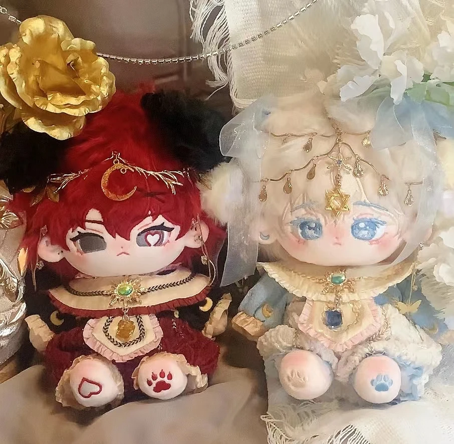 

Kpop European Palace Style Moon Theme Retro Elegant Clothes Suit For 20cm Plush Doll No Attribute Outfit Cosplay Birthday Gift